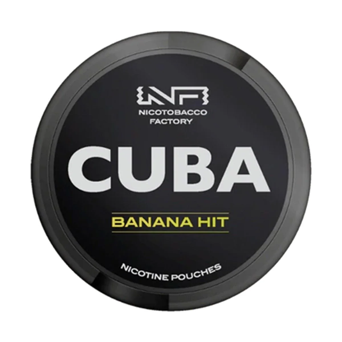 Banana Hit Nicotine Pouches By Cuba Black
