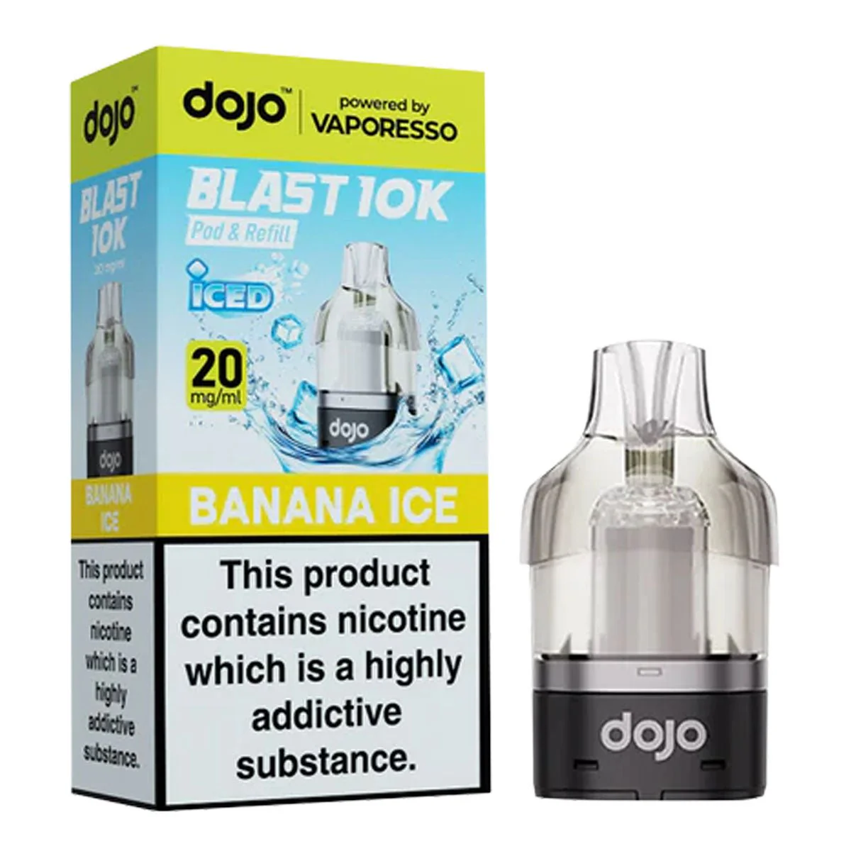Banana Ice Dojo Blast 10K Pre-filled Pod by Vaporesso