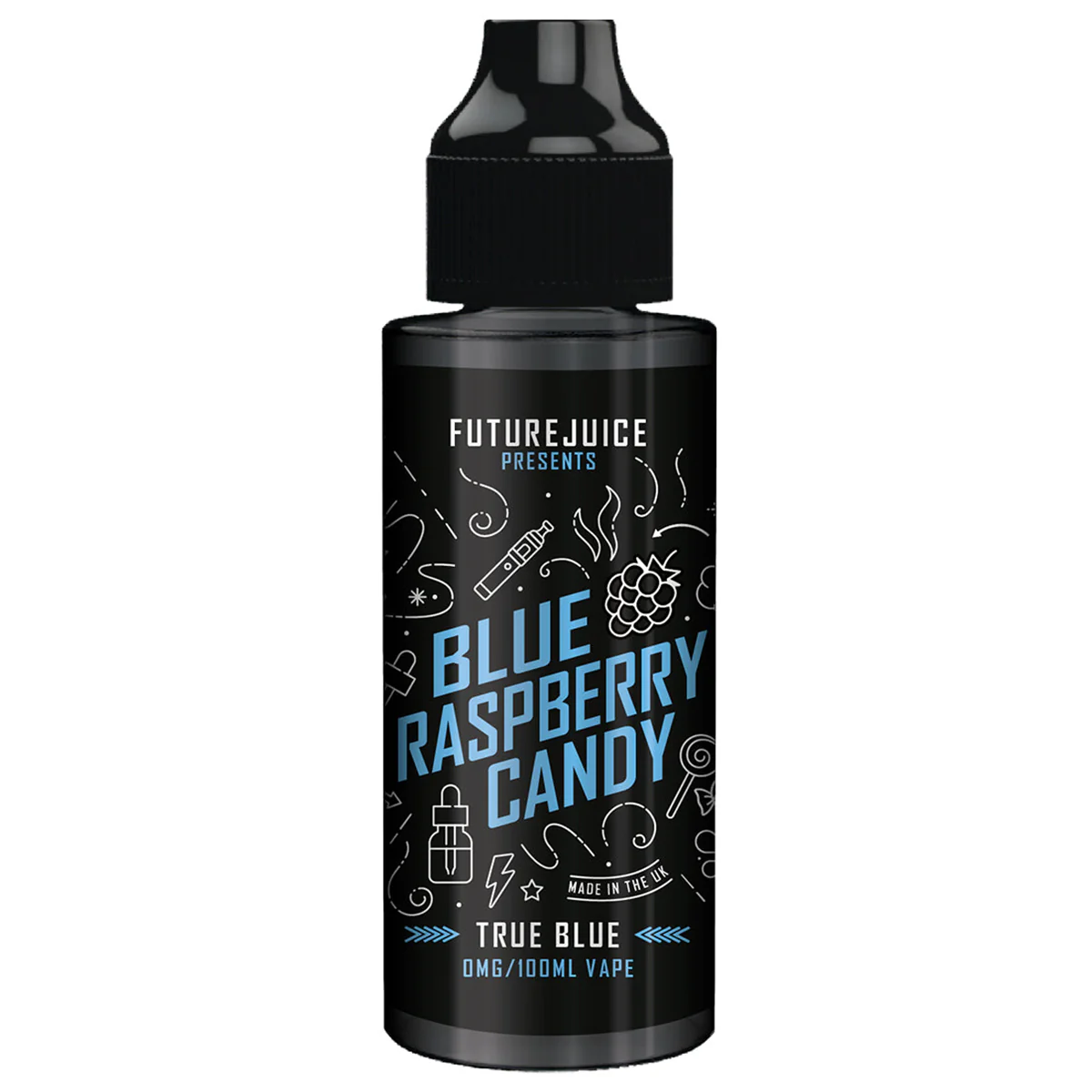 Blue Raspberry Candy 100ml Shortfill By Future Juice