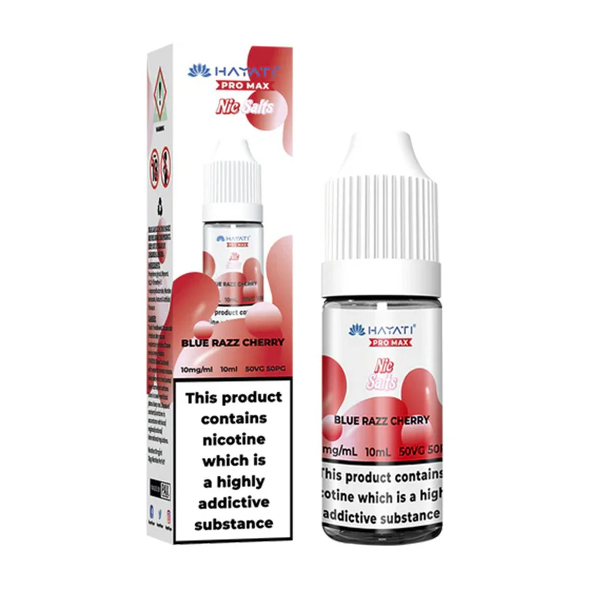 Blue Razz Cherry 10ml Nic Salt By Hayati