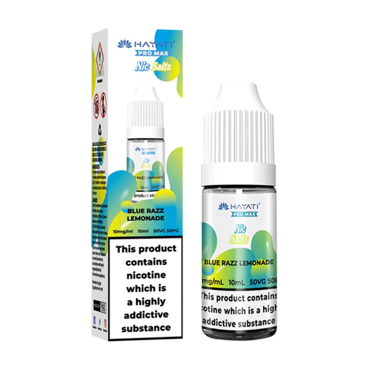 Blue Razz Lemonade 10ml Nic Salt By Hayati