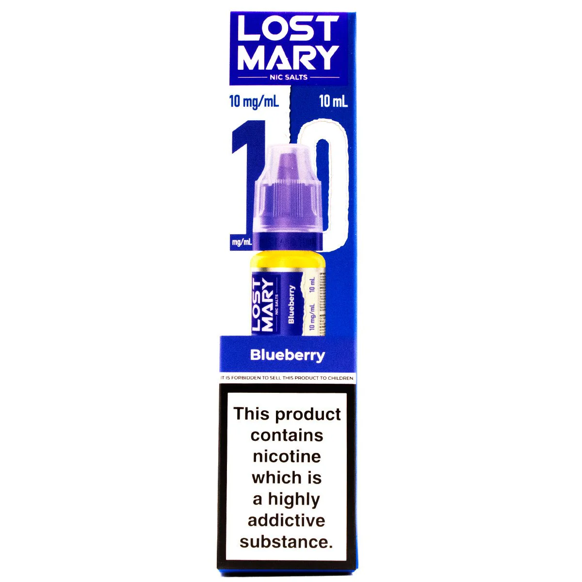 Blueberry 10ml Nic Salt E-liquid By Lost Mary Nic Salts