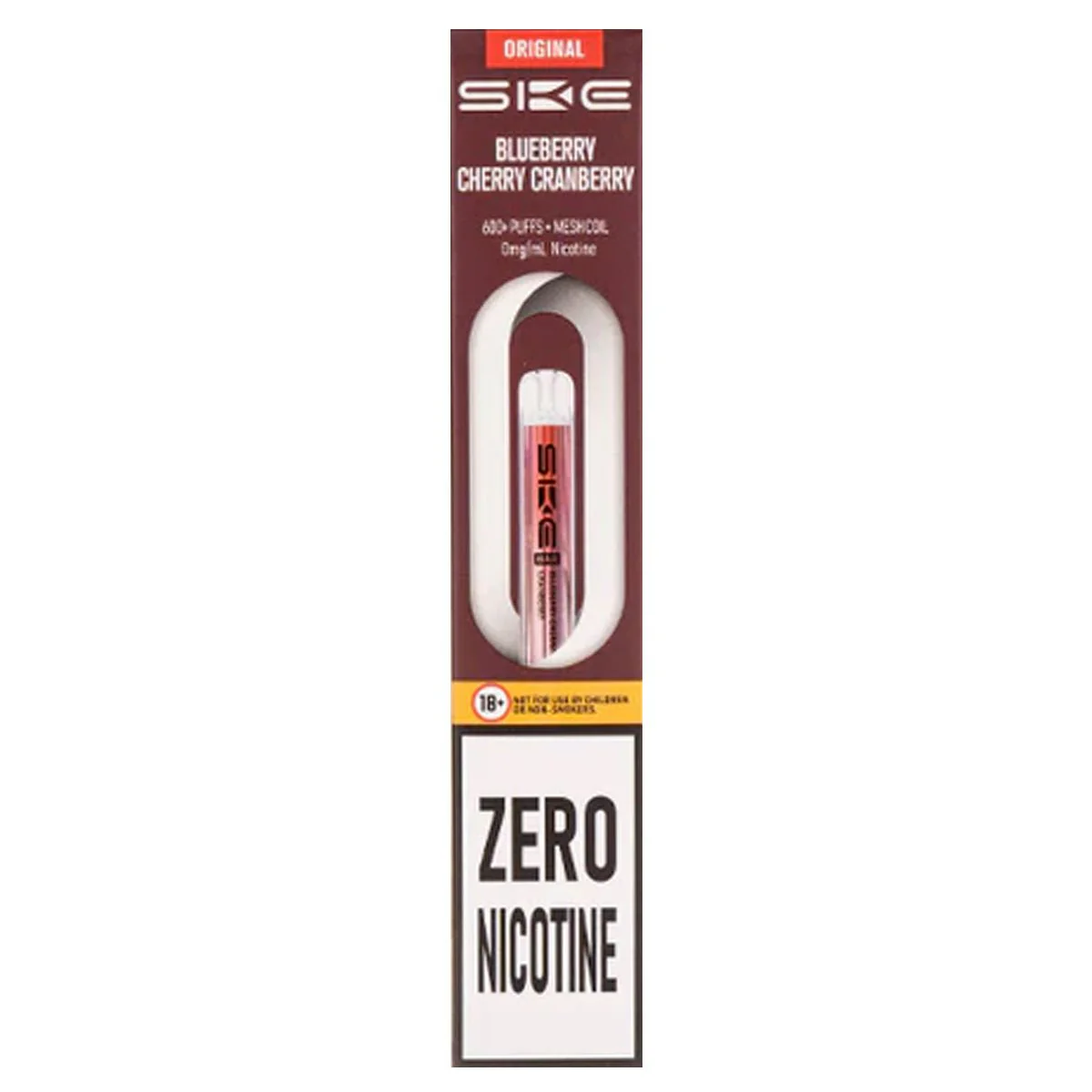 Blueberry Cherry Cranberry Zero Nicotine Pre-Filled Pod by SKE 600