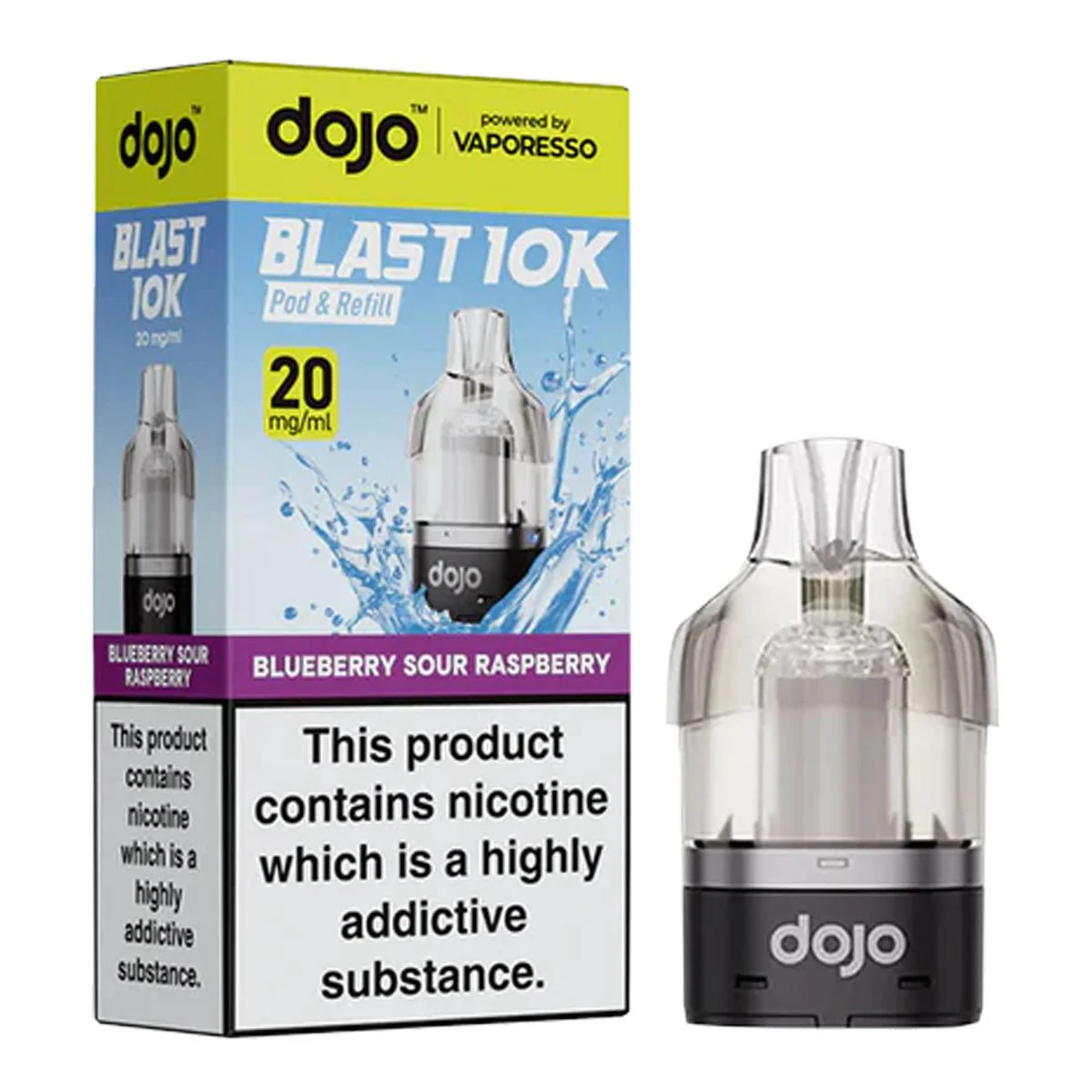 Blueberry Sour Raspberry Dojo Blast 10K Pre-filled Pod by Vaporesso