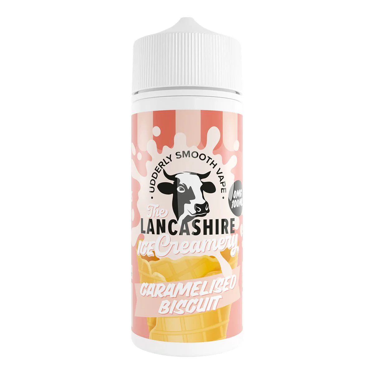 Caramelised Biscuit 100ml Shortfill By The Lancashire Ice Creamery