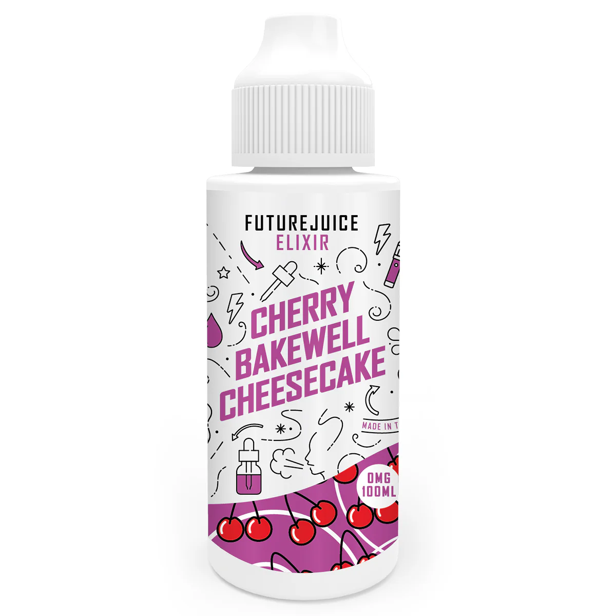 Cherry Bakewell Cheesecake 100ml Shortfill By Future Juice