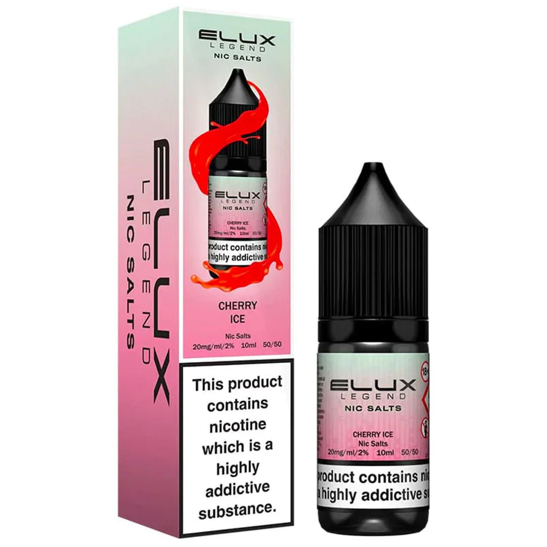 Cherry Ice 10ml Nic Salt E-liquid By Elux Legend