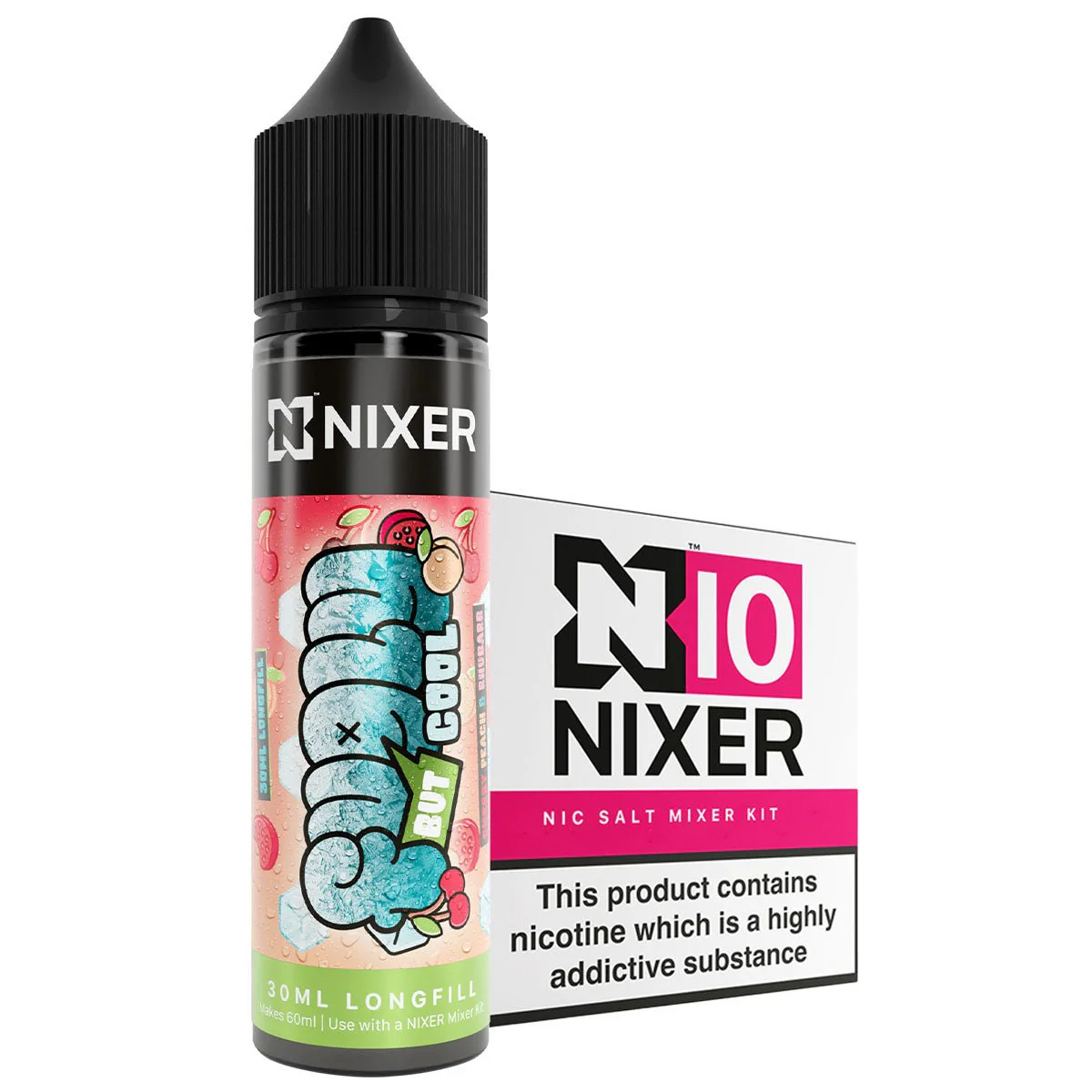 Cherry Peach Rhubarb 30ml Longfill Concentrate By Nixer x Fugly