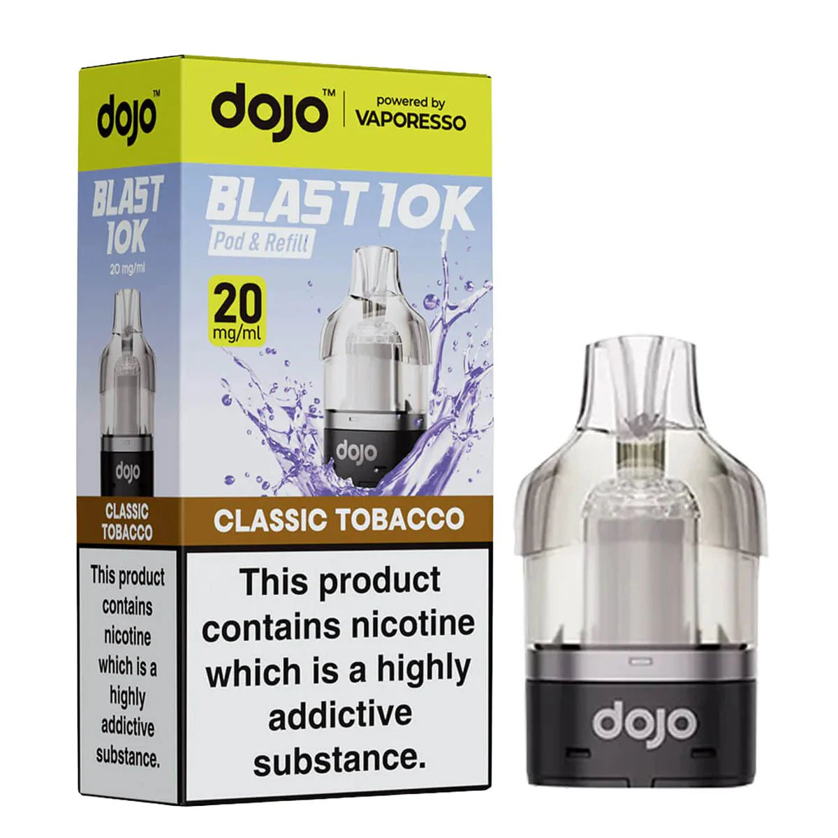 Classic Tobacco Dojo Blast 10K Pre-filled Pod by Vaporesso