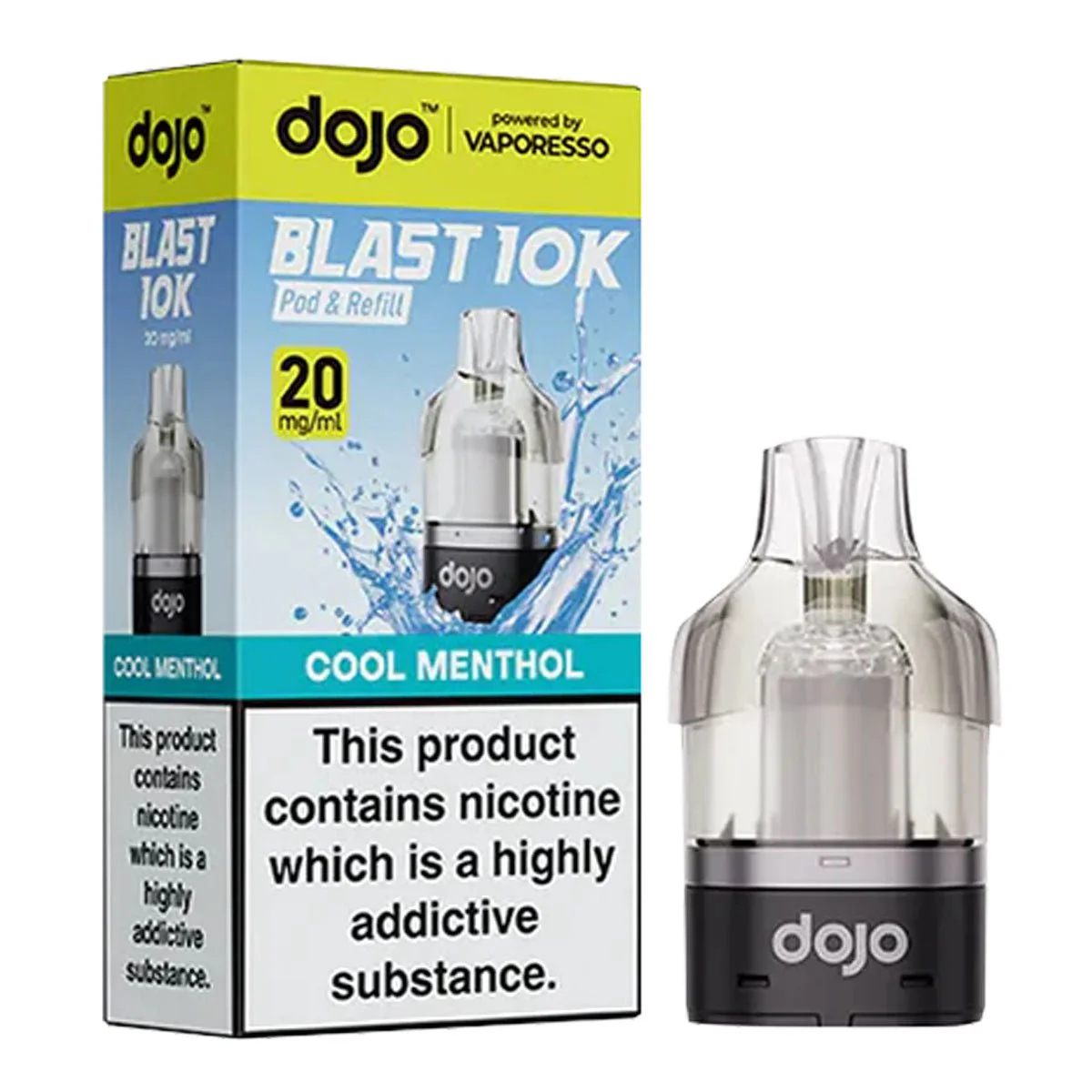 Cool Menthol Dojo Blast 10K Pre-filled Pod by Vaporesso