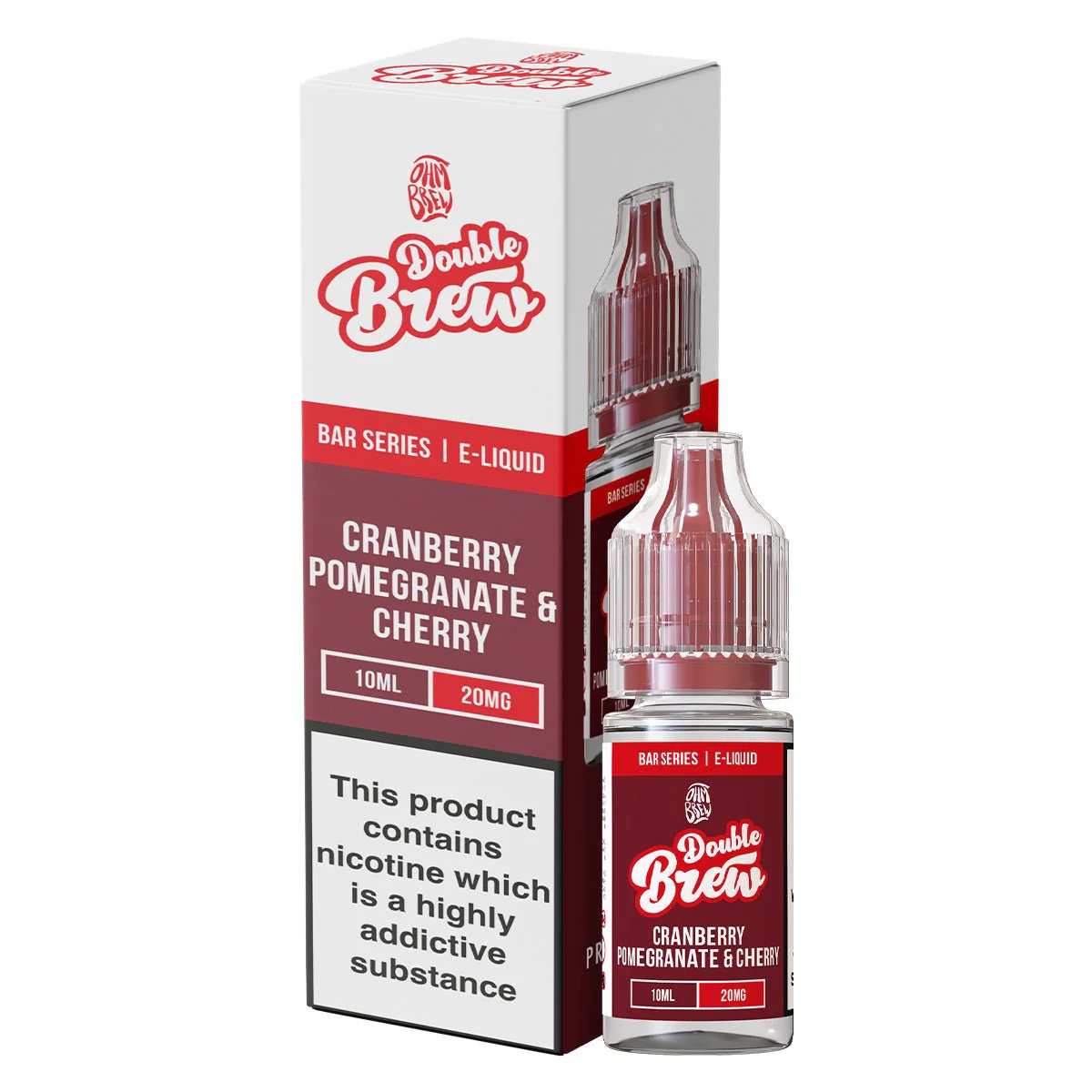 Cranberry Pomegranate & Cherry Double Brew 10ml Nic Salt By Ohm Brew