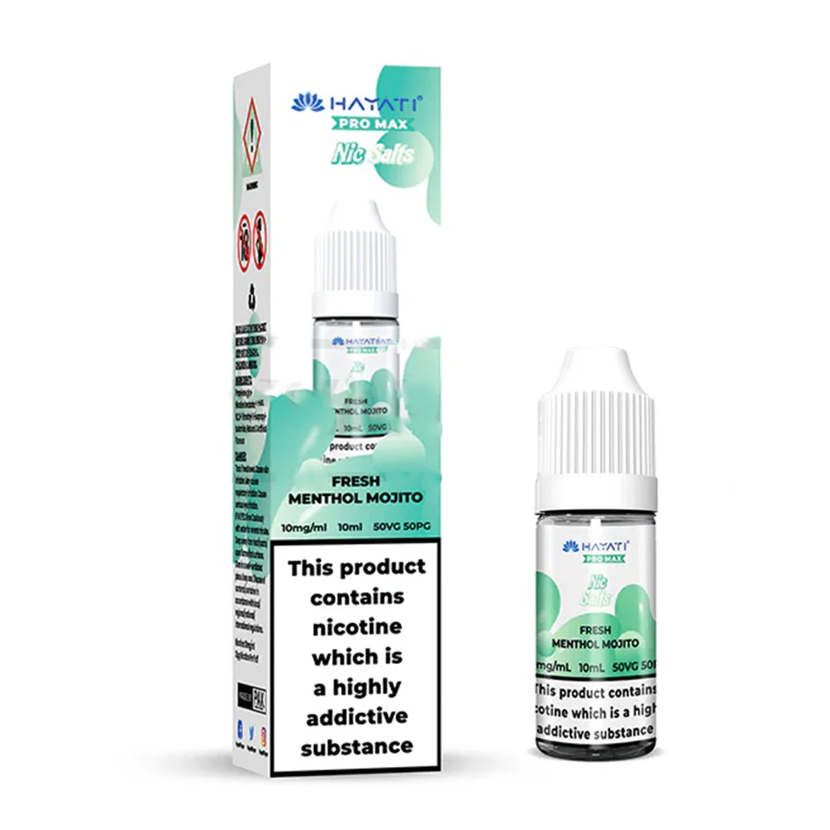 Fresh Menthol Mojito 10ml Nic Salt By Hayati