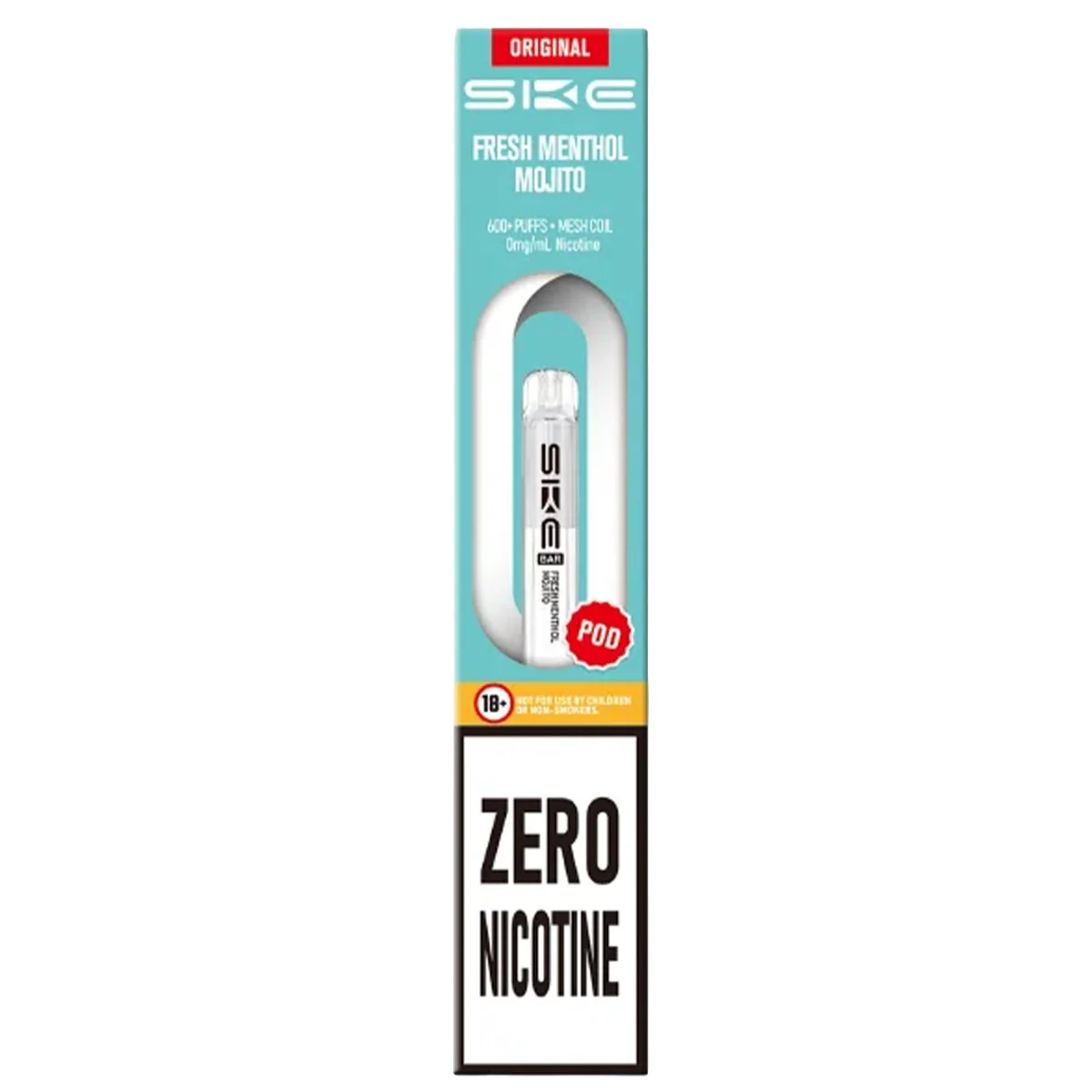 Fresh Menthol Mojito Zero Nicotine Pre-Filled Pod by SKE 600