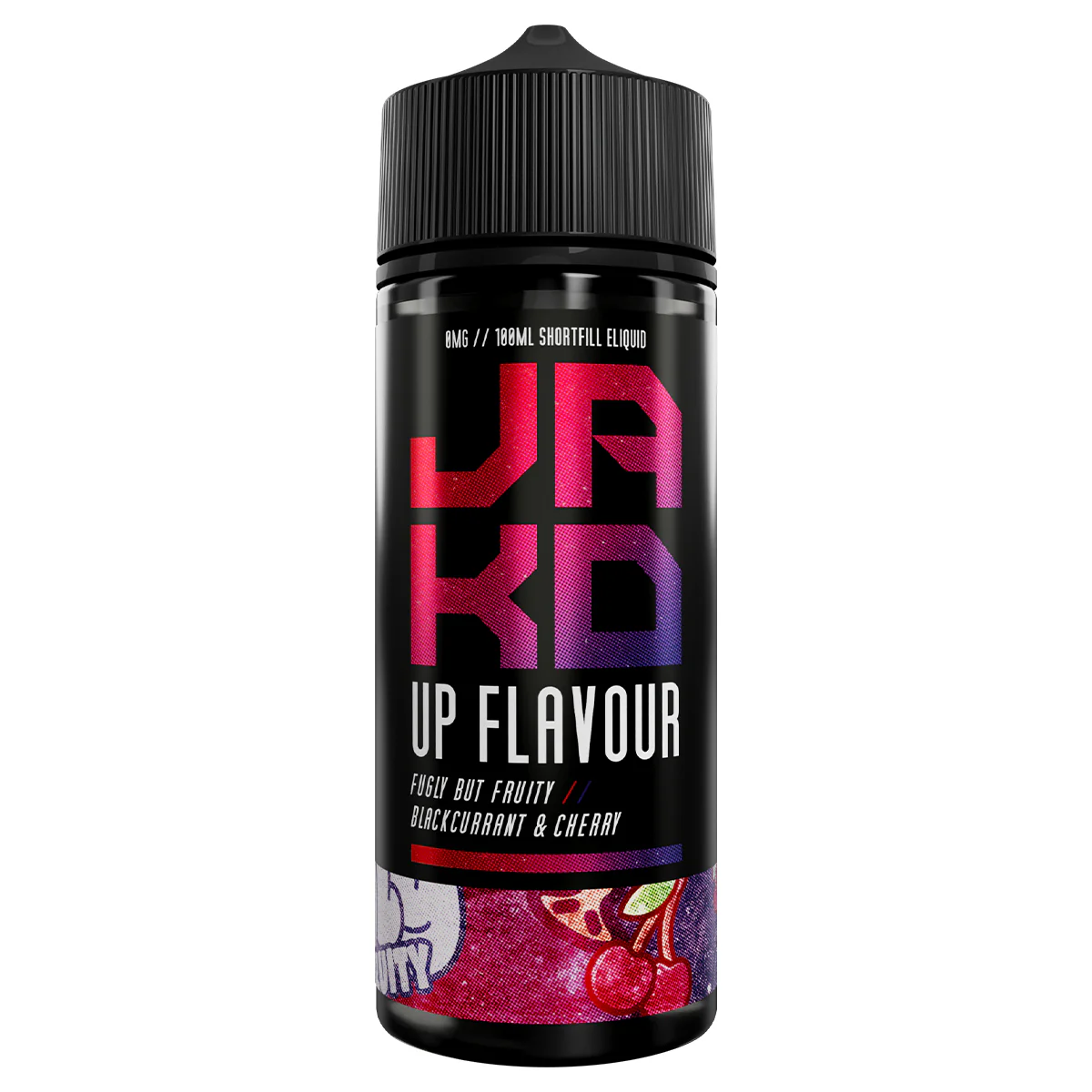 Fugly But Fruity Blackcurrant & Cherry 100ml Shortfill By Jak'd