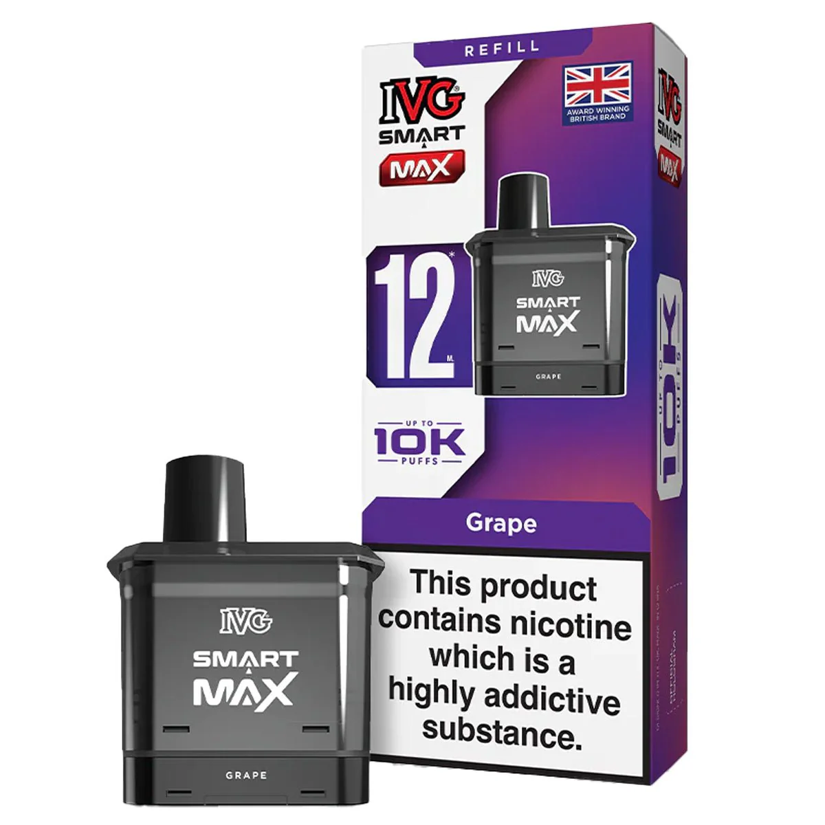 Grape Pre-filled Pod by IVG Smart Max