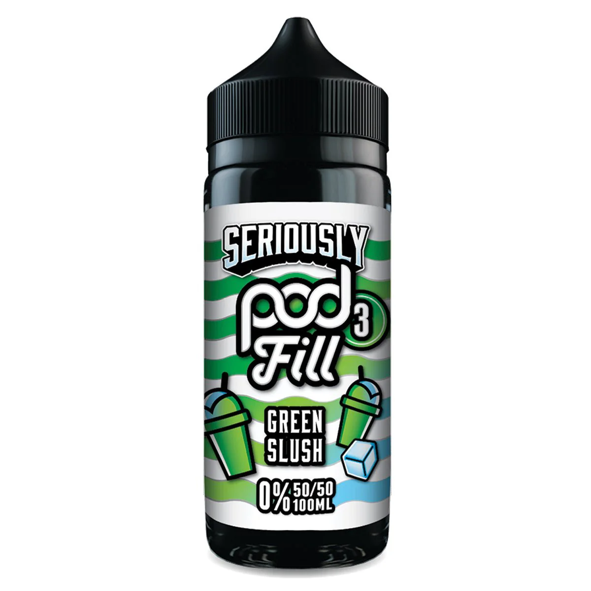 Green Slush 100ml Shortfill By Seriously Pod Fill 3