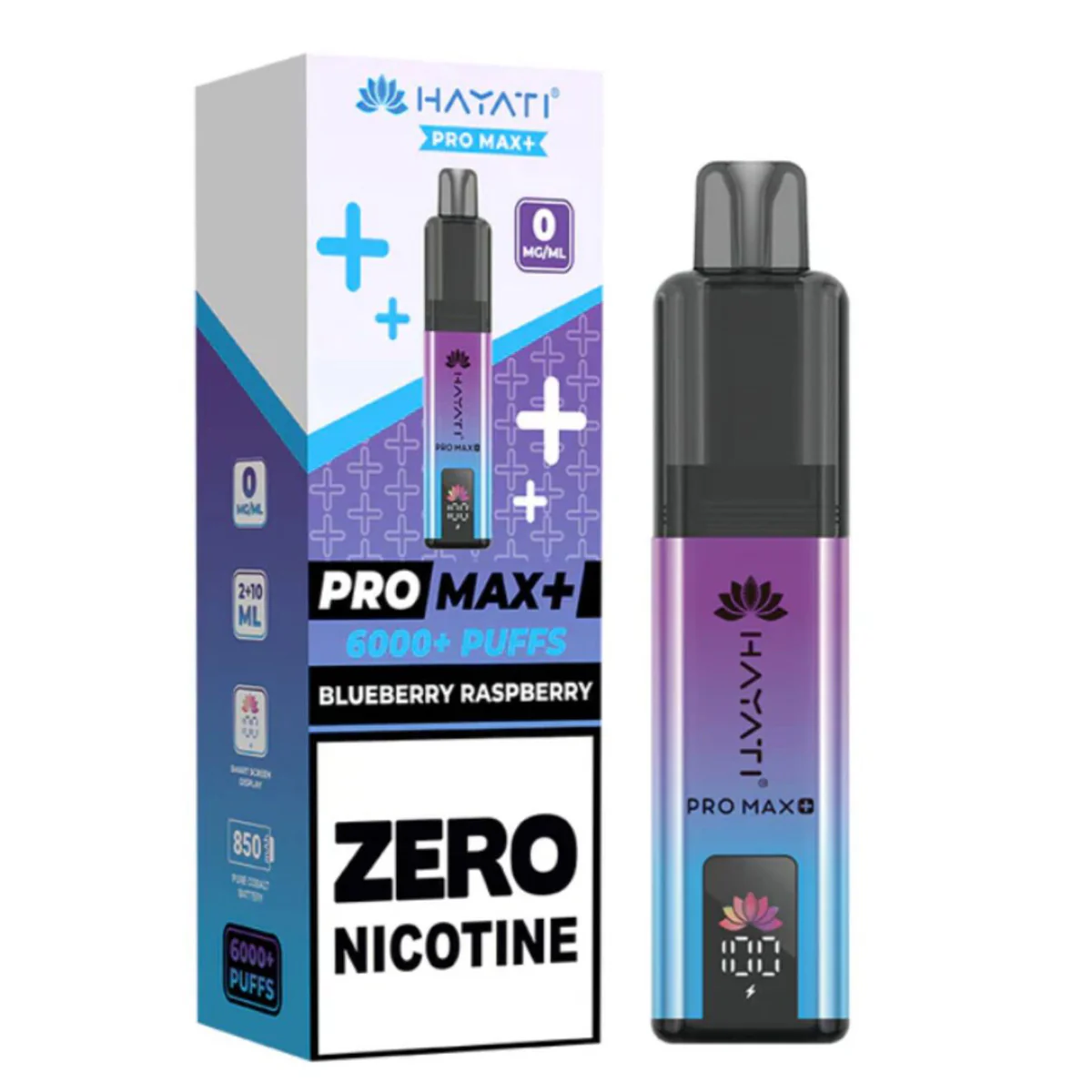 Hayati Pro Max Plus 6k 0mg Zero Nicotine Pre-Filled Pod Kit by Hayati - Image 5