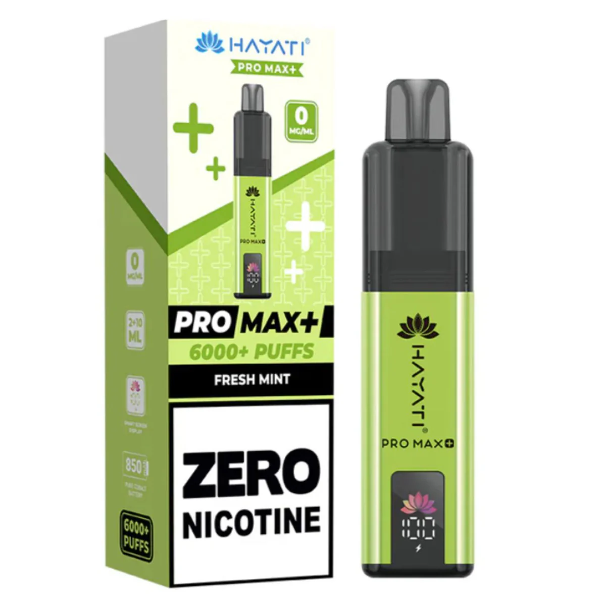 Hayati Pro Max Plus 6k 0mg Zero Nicotine Pre-Filled Pod Kit by Hayati - Image 6