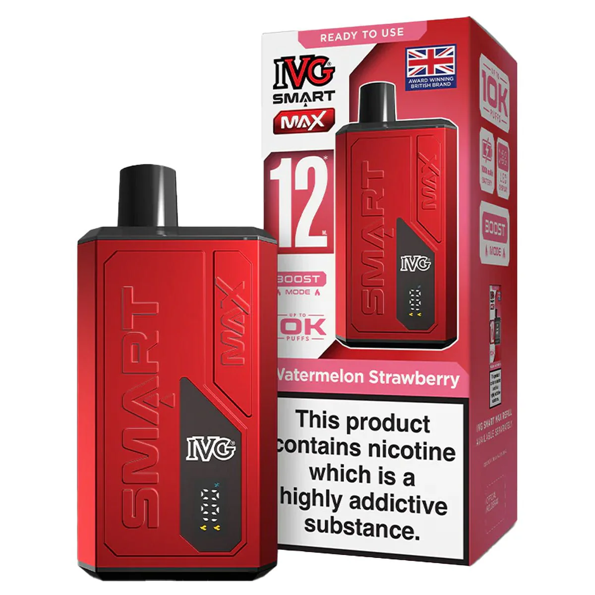 Smart Max 10K Rechargeable Pre-Filled Pod Kit By IVG - Image 20