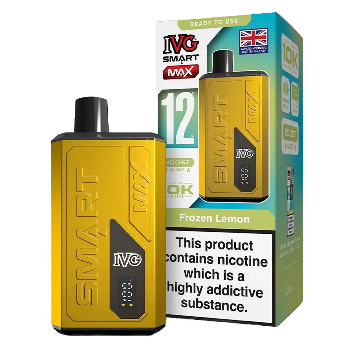 Smart Max 10K Rechargeable Pre-Filled Pod Kit By IVG - Image 23