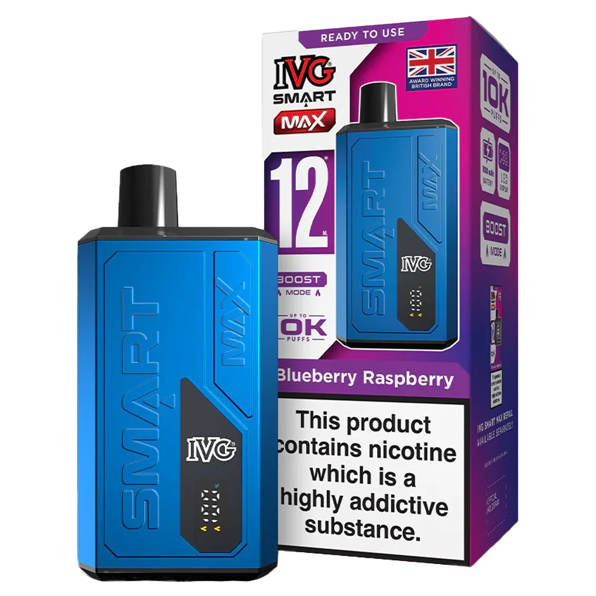 Smart Max 10K Rechargeable Pre-Filled Pod Kit By IVG - Image 5