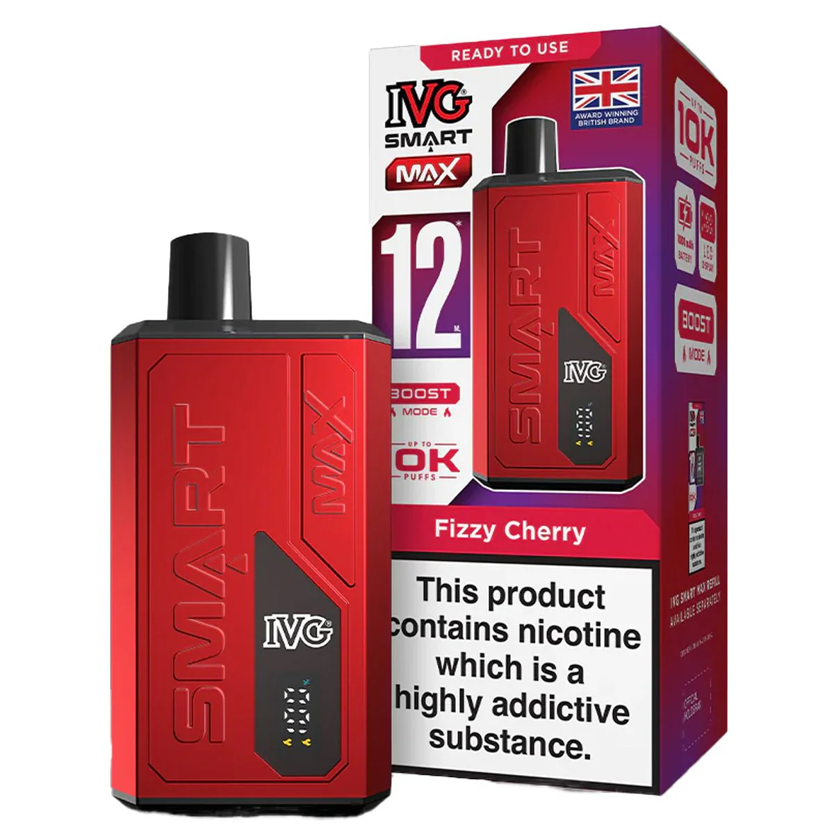 Smart Max 10K Rechargeable Pre-Filled Pod Kit By IVG - Image 8