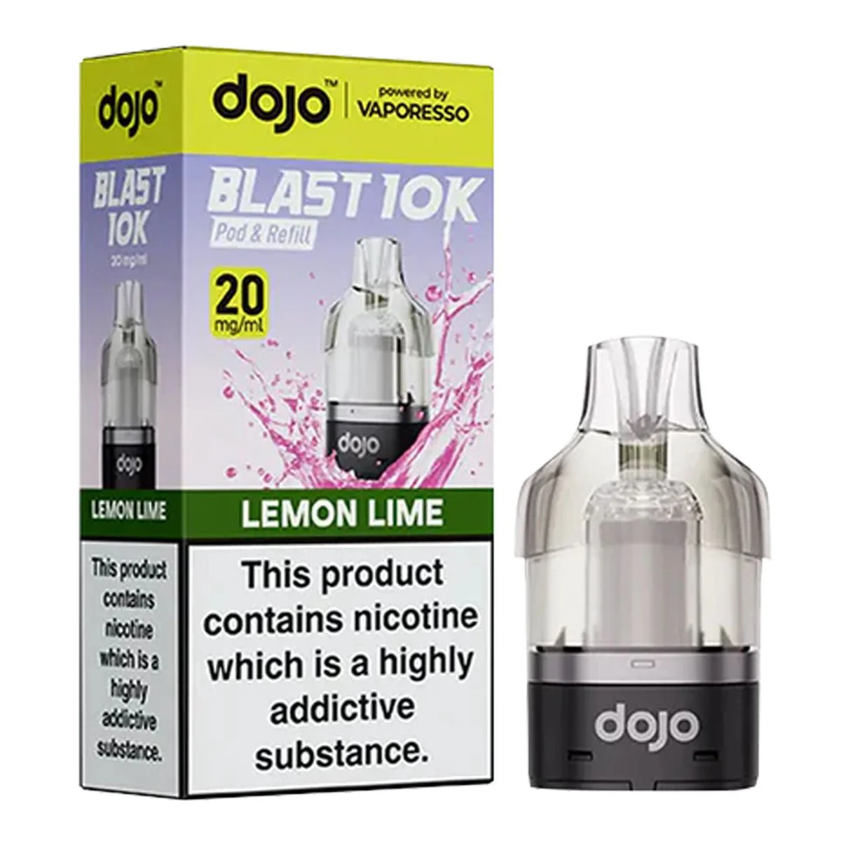 Lemon Lime Dojo Blast 10K Pre-filled Pod by Vaporesso