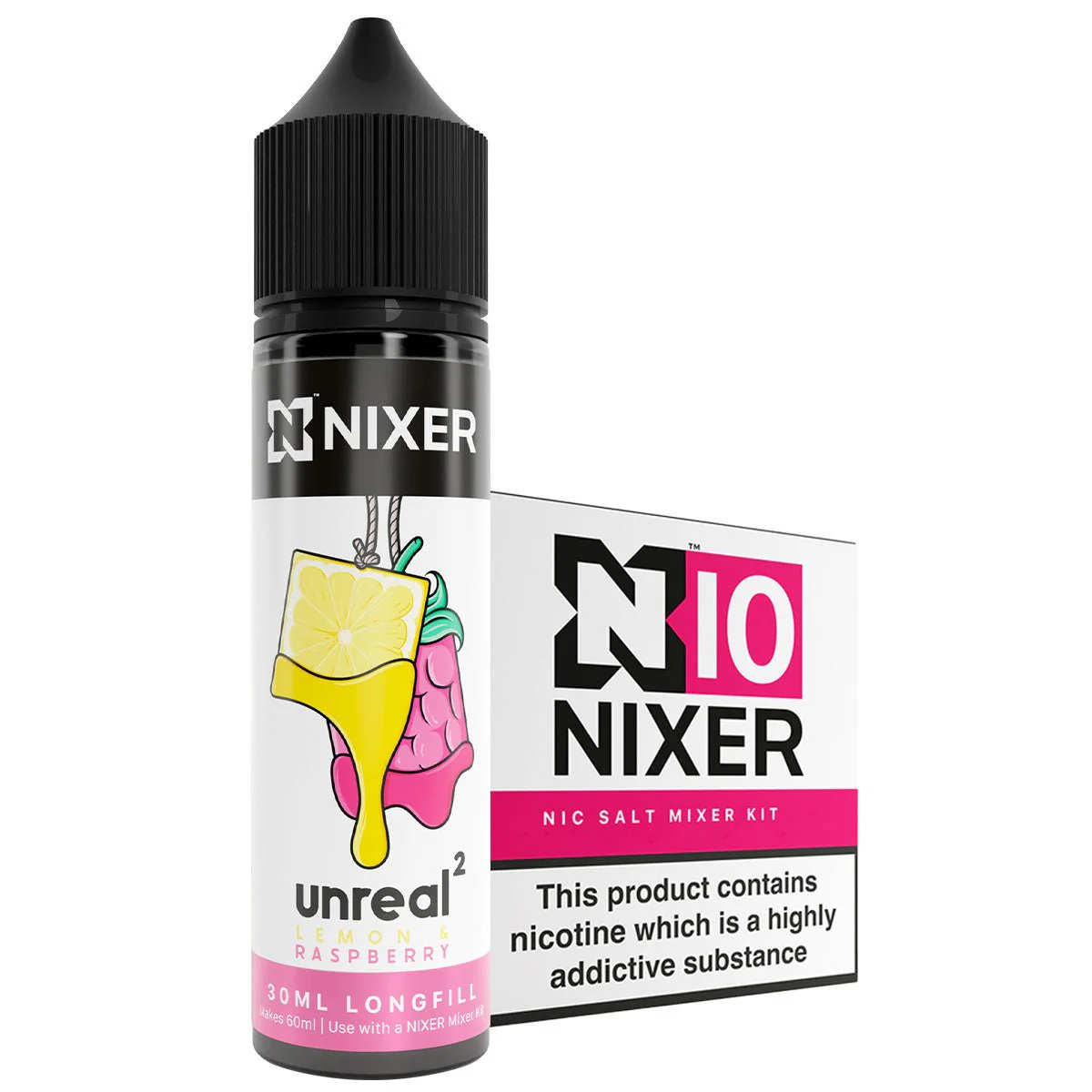 Lemon Raspberry 30ml Longfill Concentrate By Nixer x Unreal 2
