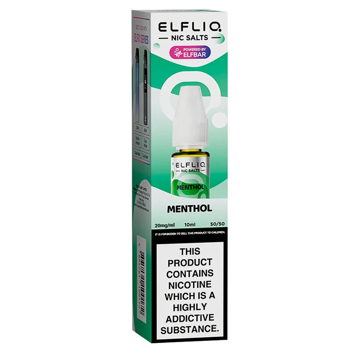 Menthol 10ml Nic Salt By Elf Bar Elfliq