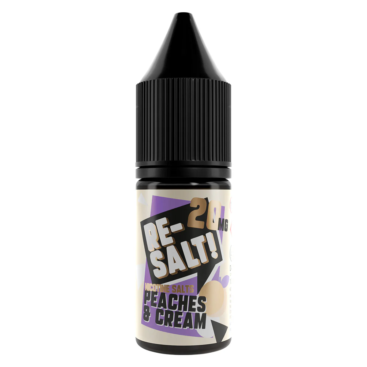 Peaches & Cream 10ml Nic Salt By Re-Salt