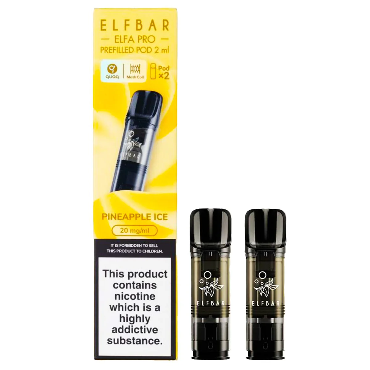 Pineapple Ice Elfa Pro Prefilled Pod by Elf Bar