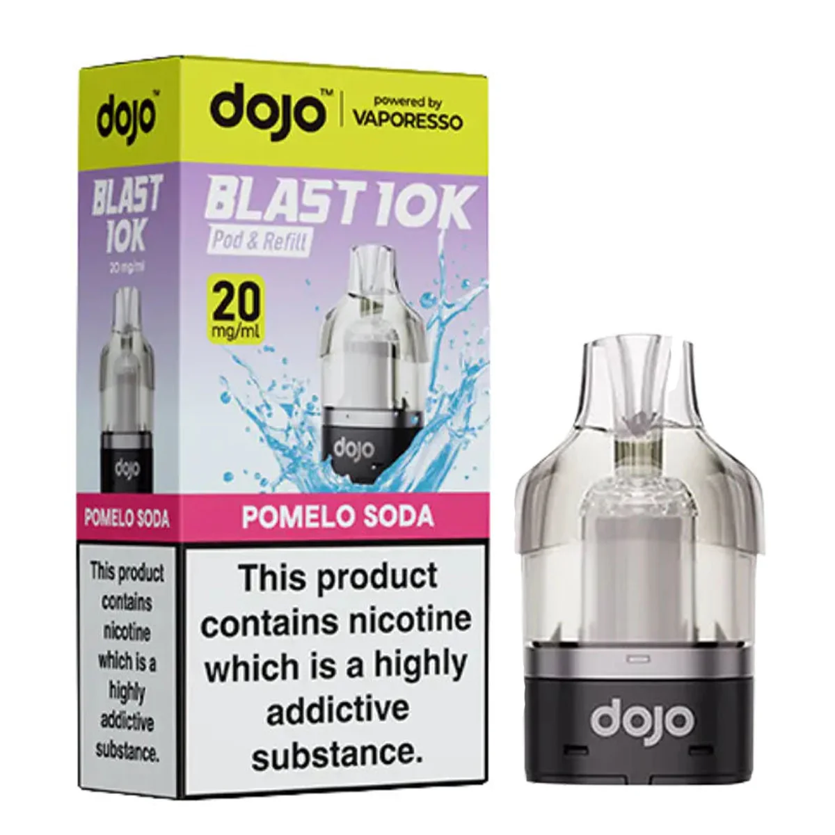 Pomelo Soda Dojo Blast 10K Pre-filled Pod by Vaporesso