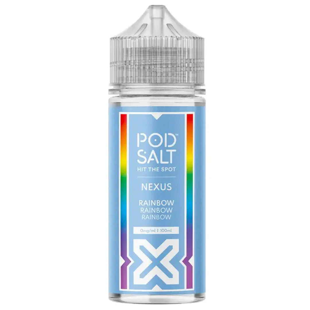 Rainbow 100ml Shortfill By Pod Salt Nexus