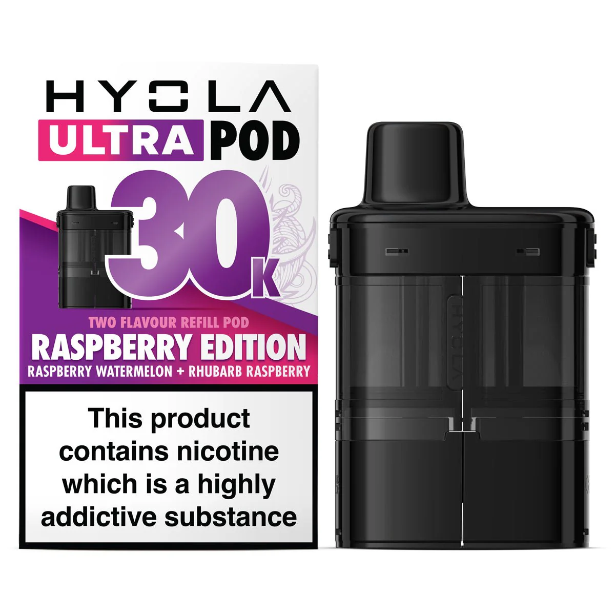 Raspberry Edition Pre-Filled Pods by Hyola Ultra