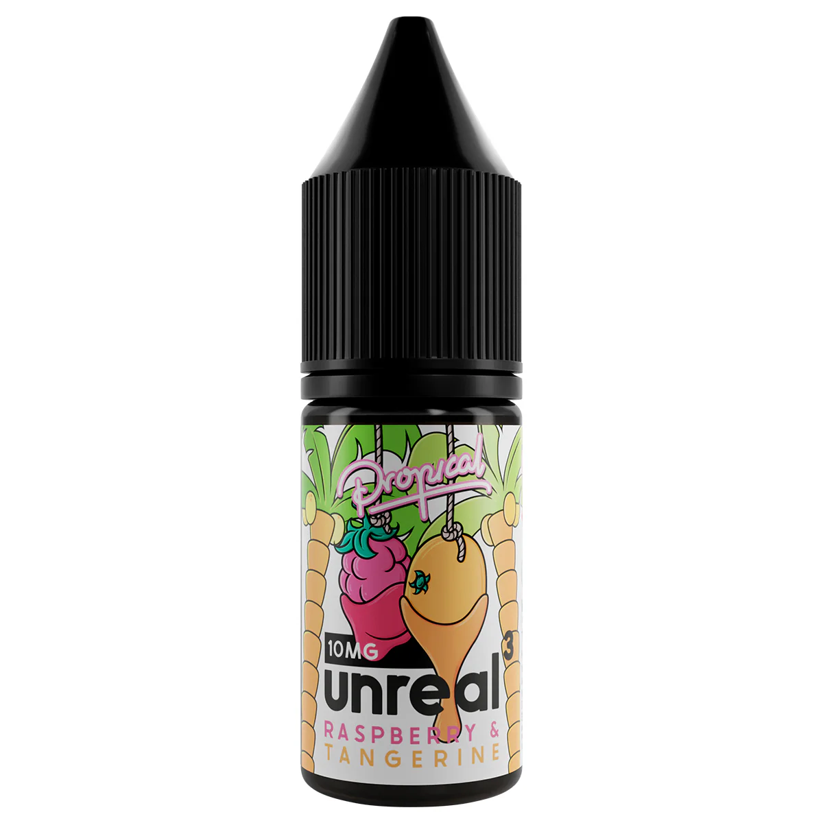 Raspberry Tangerine 10ml Nic Salt By Unreal 3