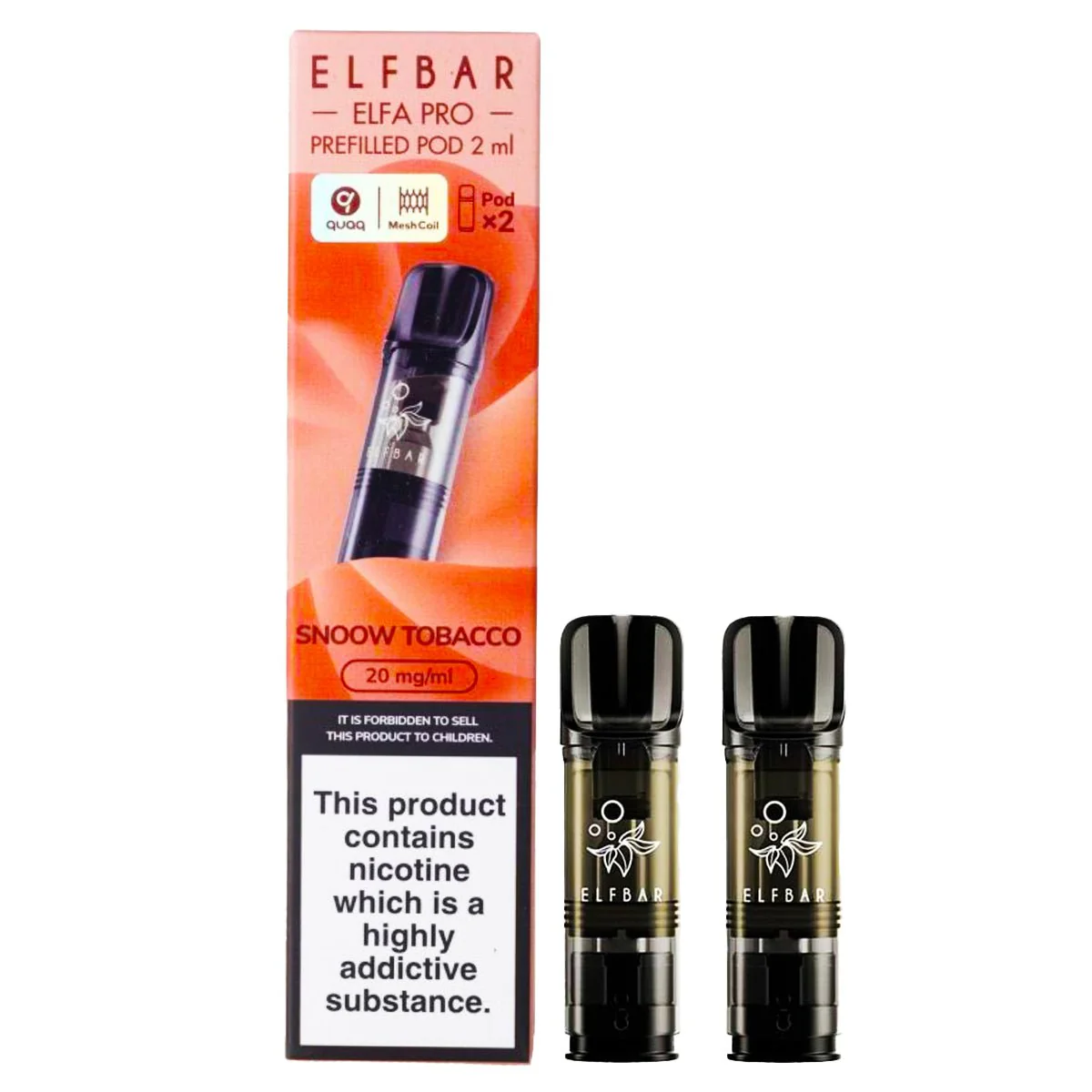 Snoow Tobacco Elfa Pro Prefilled Pod by Elf Bar
