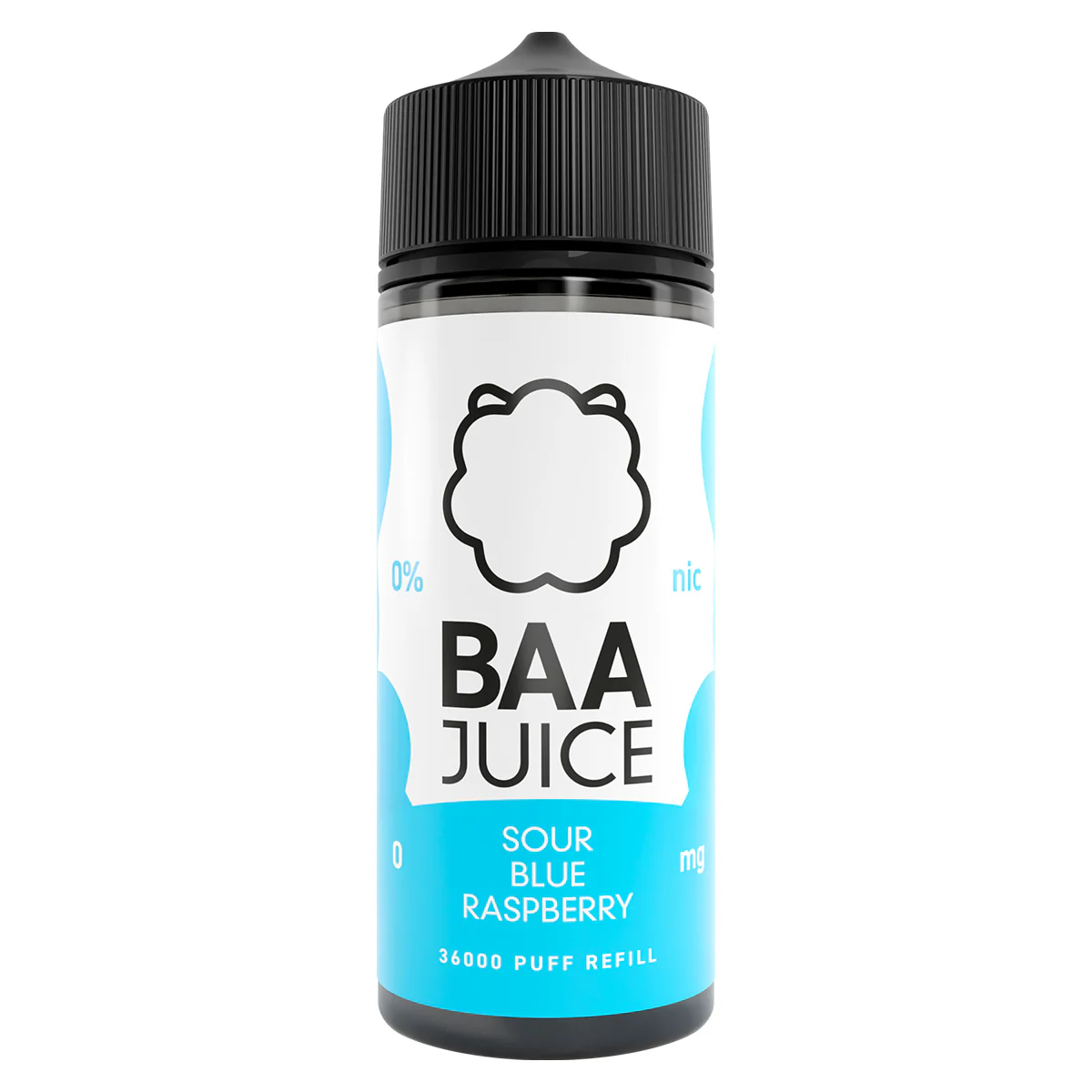 Sour Blue Raspberry 100ml Shortfill By Baa Juice