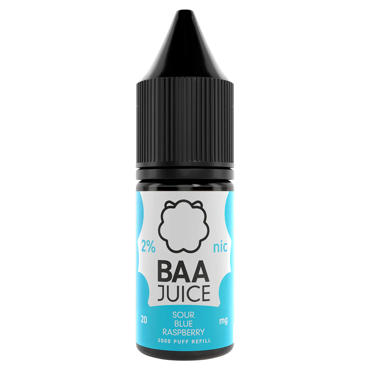 Sour Blue Raspberry 10ml Nic Salt By Baa Juice