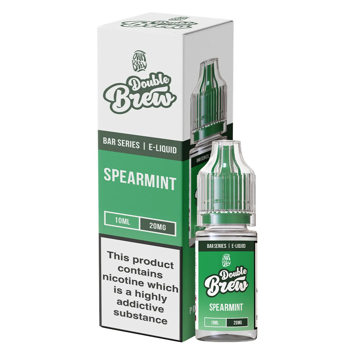 Spearmint Double Brew 10ml Nic Salt By Ohm Brew