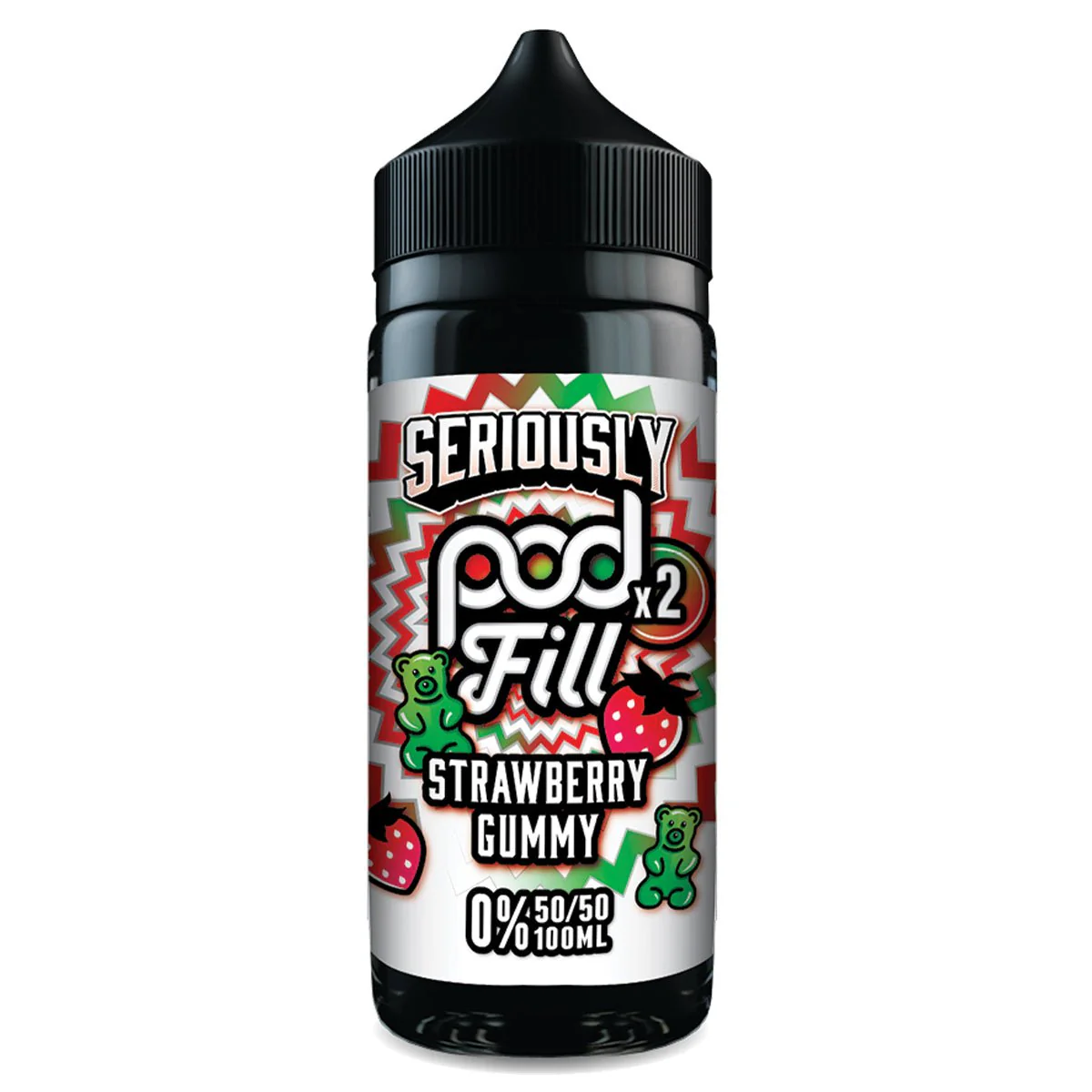 Strawberry Gummy 100ml Shortfill By Seriously Pod Fill 2