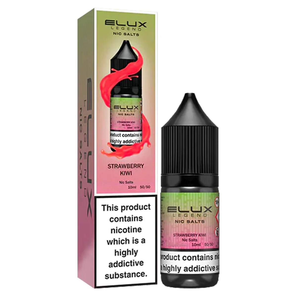 Strawberry Kiwi 10ml Nic Salt E-liquid By Elux Legend