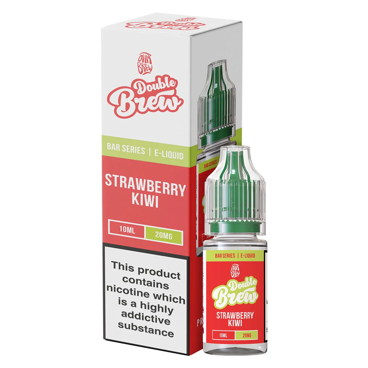 Strawberry Kiwi Double Brew 10ml Nic Salt By Ohm Brew