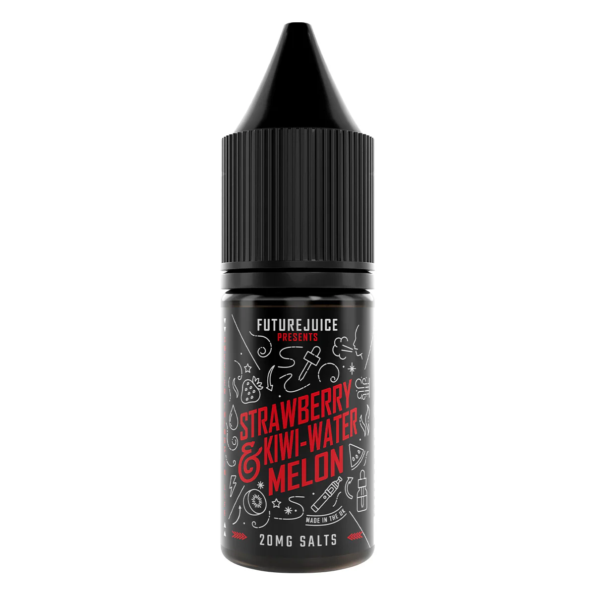 Strawberry & Kiwi-Watermelon 10ml Nic Salt By Future Juice