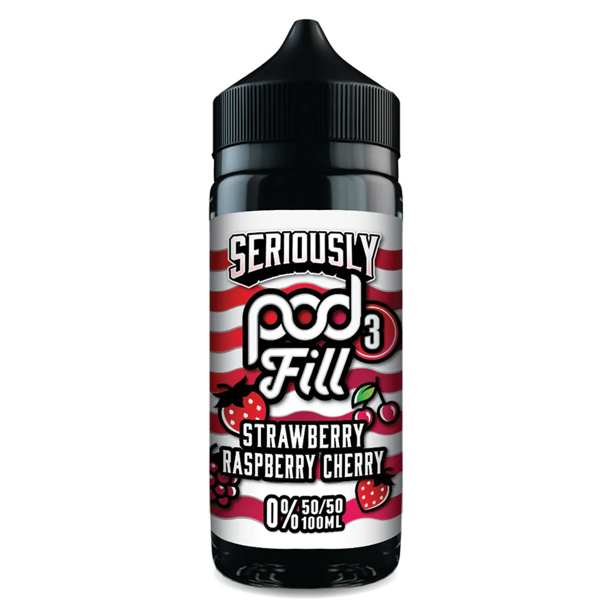 Strawberry Raspberry Cherry 100ml Shortfill By Seriously Pod Fill 3