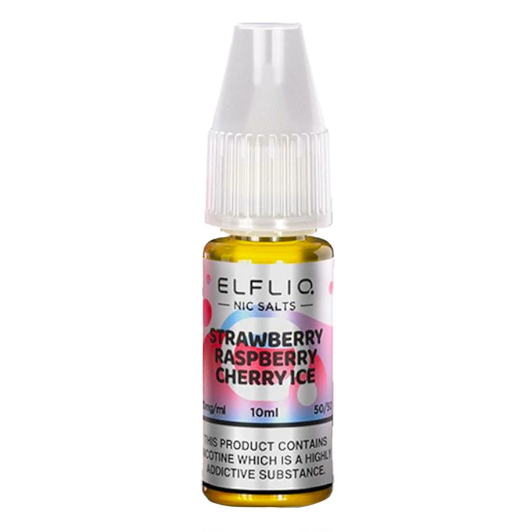 Strawberry Raspberry Cherry Ice 10ml Nic Salt By Elf Bar Elfliq