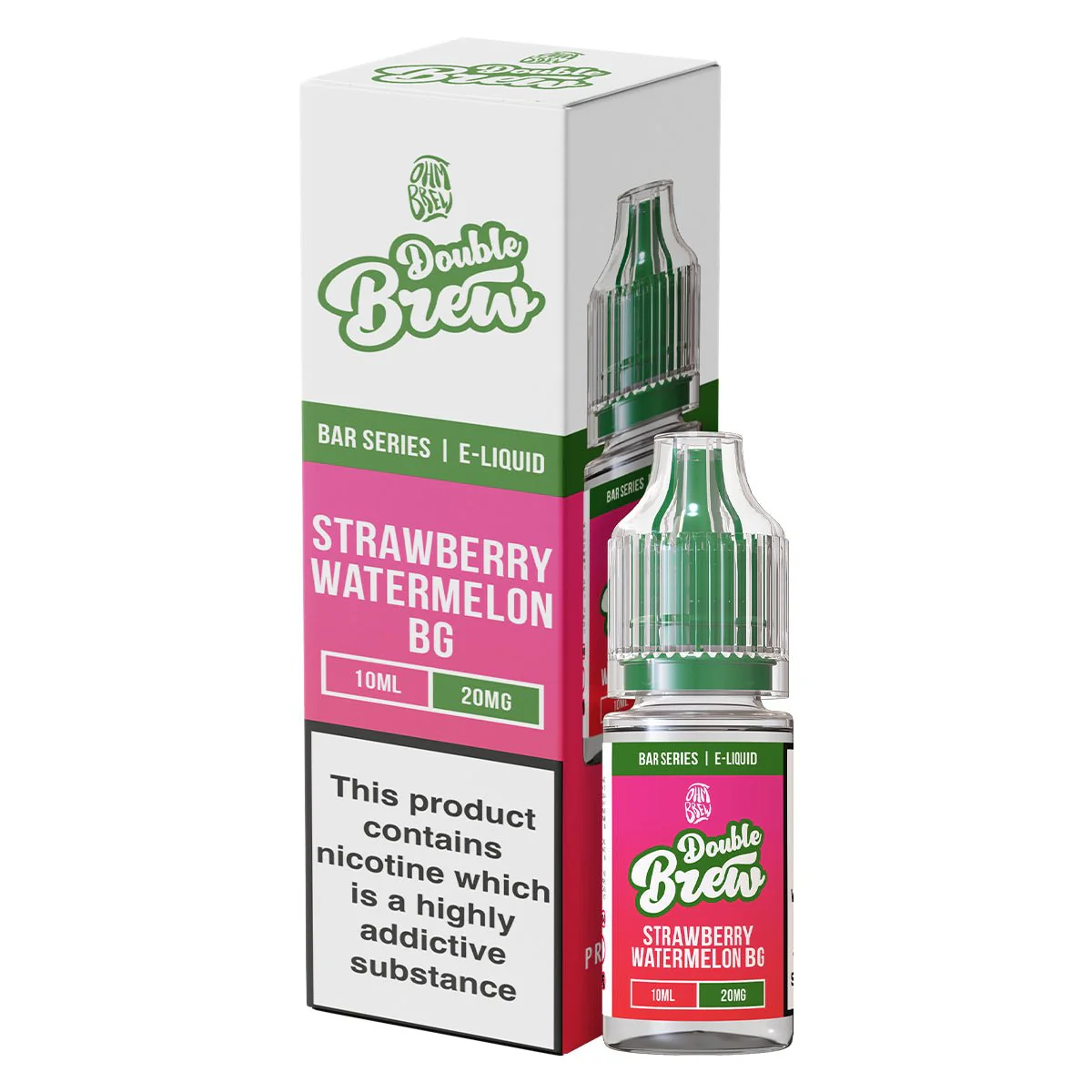 Strawberry Watermelon BG Double Brew 10ml Nic Salt By Ohm Brew