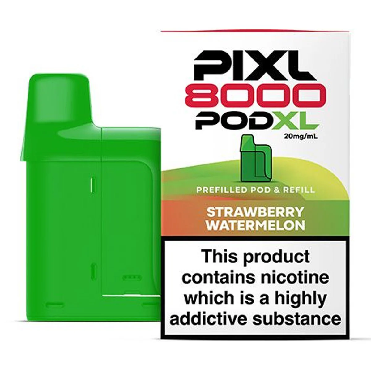 Strawberry Watermelon Prefilled Pod by PIXL 8000