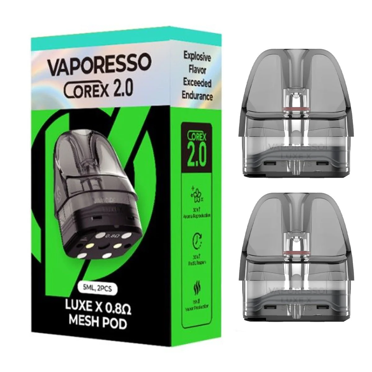 Vaporesso Luxe X Corex 2.0 5ml XL Replacement Pods - 2 Pack - Image 4