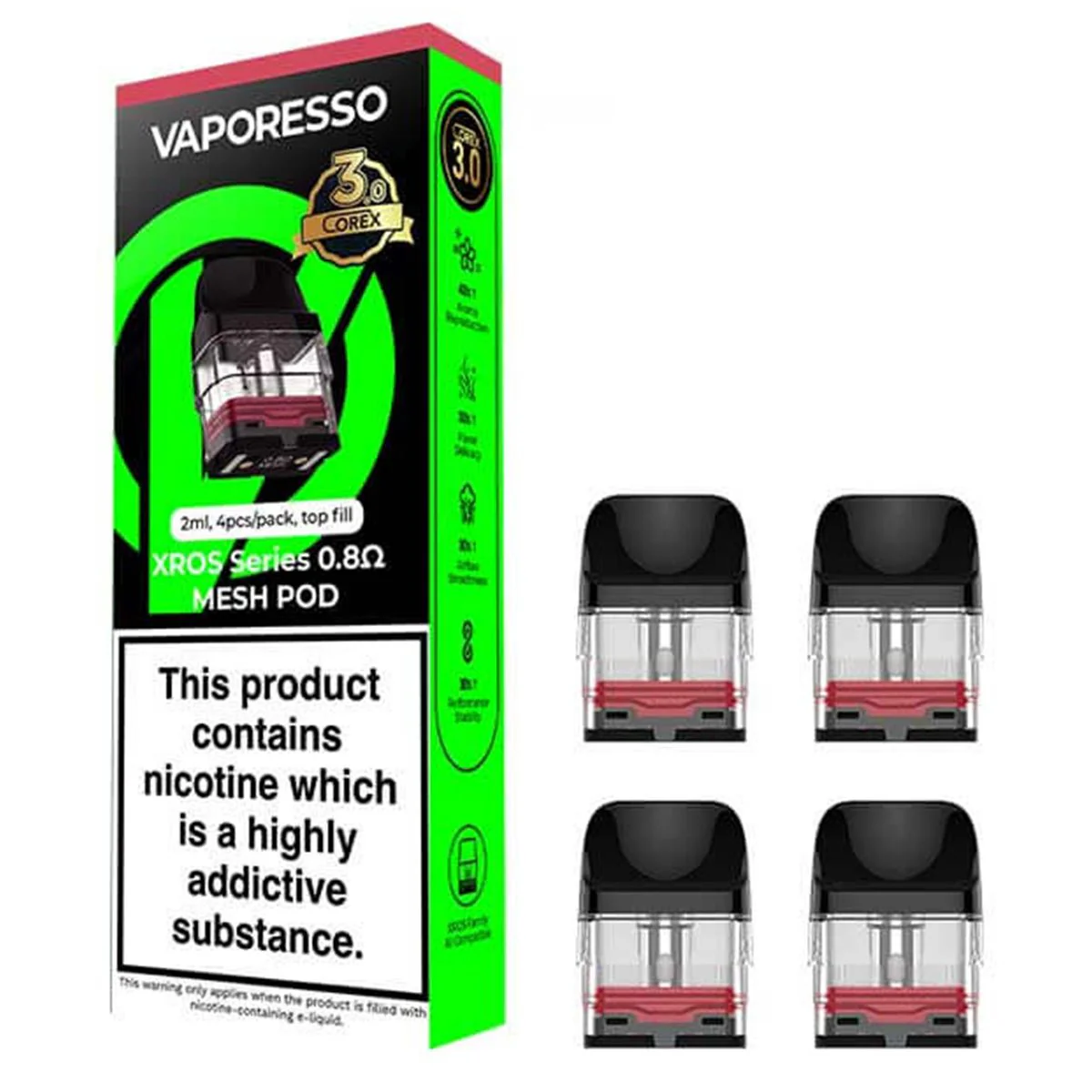 Xros Corex 3.0 Replacement Pods By Vaporesso - Image 3